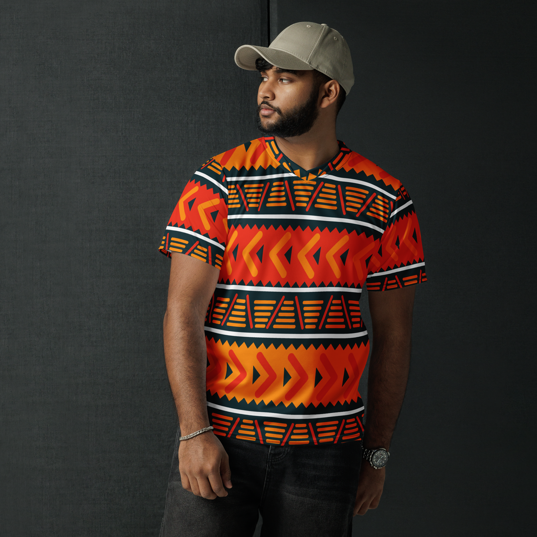 Kitenge unisex sports jersey