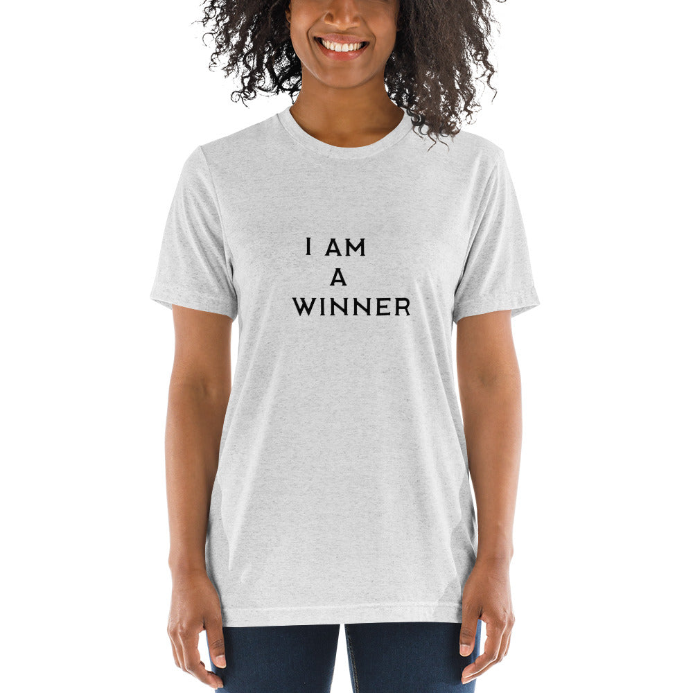 I Am A Winner - Short sleeve couple's t-shirt